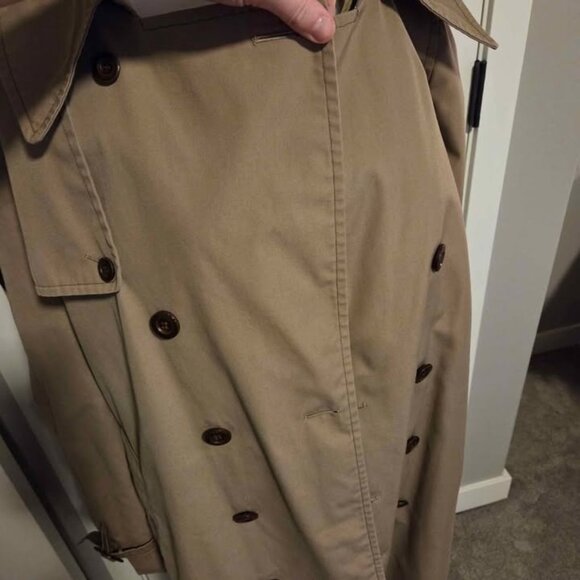 Vintage London Fog double breasted trench coat belted - Picture 6 of 10
